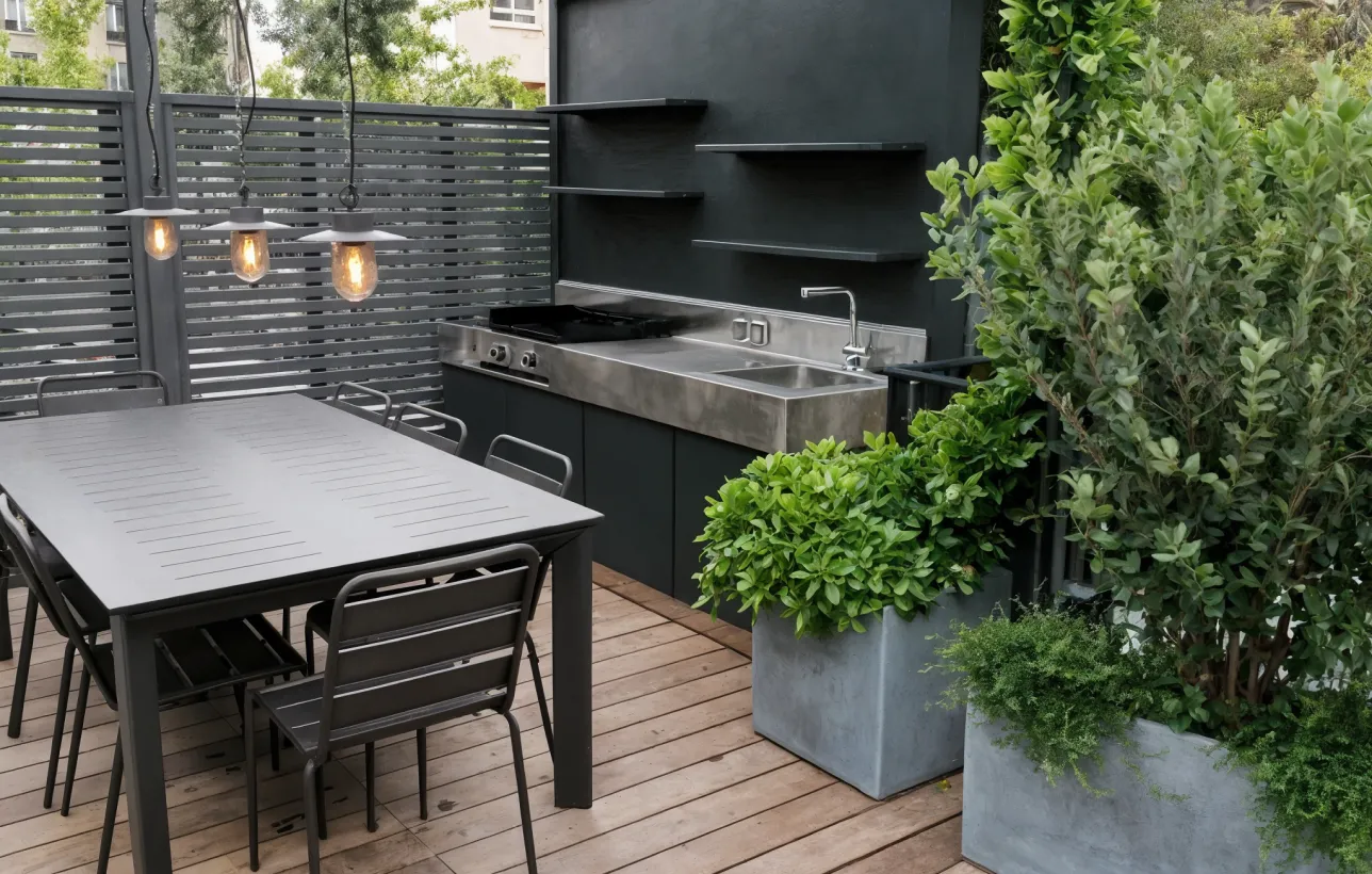 Mcb Cuisine Agencement Interieur A Fougeres Pres De Rennes La Cuisine Exterieure Standard